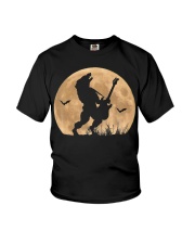 Halloween Guitar Costume Werewolf Rock Guitarist Youth T-Shirt thumbnail