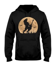 Halloween Guitar Costume Werewolf Rock Guitarist Hooded Sweatshirt thumbnail