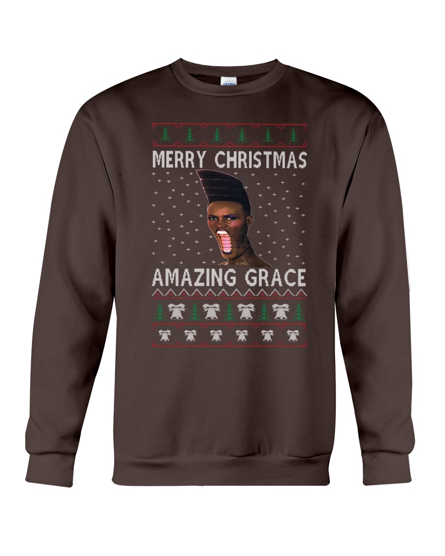 Amazing Grace Ugly Christmas Sweater Crewneck Sweatshirt