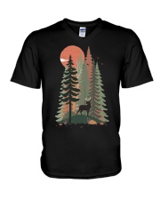 The Deer Forest V-Neck T-Shirt tile