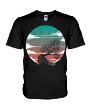 Bear And Summer V-Neck T-Shirt tile