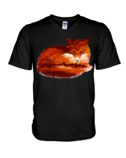 The Fox Nature V-Neck T-Shirt tile