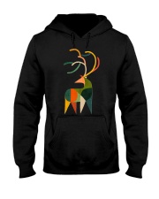 Geometric Deer Hooded Sweatshirt tile