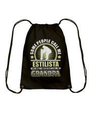 CALL ME ESTILISTA GRANDPA JOB SHIRTS Drawstring Bag thumbnail