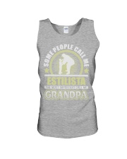 CALL ME ESTILISTA GRANDPA JOB SHIRTS Unisex Tank thumbnail