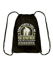 CALL ME FIRE DEPARTMENT GRANDPA JOB SHIRTS Drawstring Bag thumbnail