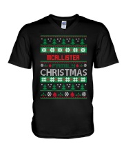 MCALLISTER FAMILY CHRISTMAS THING SHIRTS V-Neck T-Shirt thumbnail
