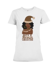 Have a melanin christmas lighter 2 Premium Fit Ladies Tee tile