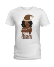 Have a melanin christmas lighter 2 Ladies T-Shirt tile