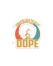Unapologetically Dope Black Pride Melanin African Sticker tile