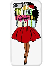 7-Afro Santa Phone Case tile