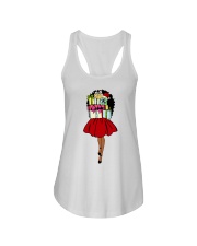 7-Afro Santa Ladies Flowy Tank tile
