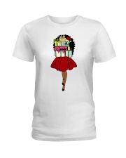 7-Afro Santa Ladies T-Shirt tile