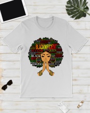 Blacknificent Words Art Afro Natural Hair Black Classic T-Shirt lifestyle-mens-crewneck-front-17