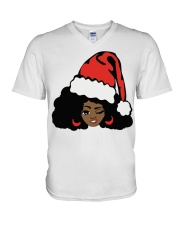 Afro Santa-20 V-Neck T-Shirt tile