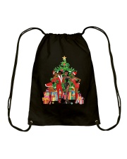Afro Santa-8 Drawstring Bag tile