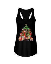 Afro Santa-8 Ladies Flowy Tank tile