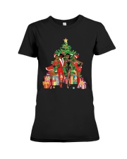 Afro Santa-8 Premium Fit Ladies Tee tile