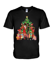 Afro Santa-8 V-Neck T-Shirt tile