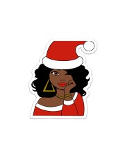 4-Afro Santa lighter 1 Sticker tile