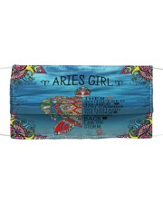 Aries Girl Cloth face mask front
