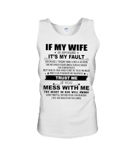 If my wife is spoiled Unisex Tank tile