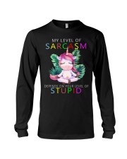 Depends on your level of stupid Long Sleeve Tee tile