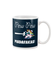 Funny Unicorn - Pew pew - Madafakas Mug tile