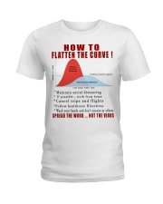 how to flatten the curve Ladies T-Shirt tile