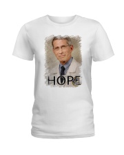 Dr Fauci - Pencil drawing Ladies T-Shirt front