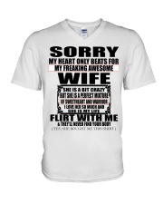 Perfect gift for husband - Premium V-Neck T-Shirt tile