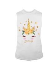 golden unicorn gold sparkle Sleeveless Tee tile