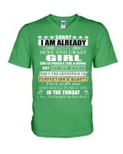 Xmas presents - Perfect gift for man- Premium V-Neck T-Shirt tile