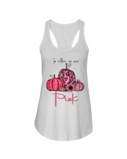 in october we wear pink Ladies Flowy Tank tile