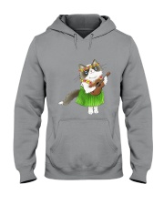 Hawaiian Ragdoll Cat playing Ukulele Hooded Sweatshirt thumbnail