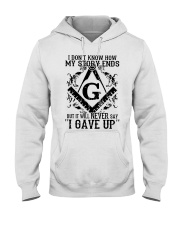 MASON - I GAVE UP Hooded Sweatshirt thumbnail