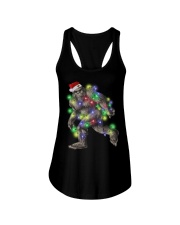 Bigfoot Santa Christmas Ladies Flowy Tank thumbnail