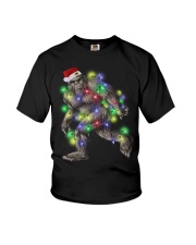 Bigfoot Santa Christmas Youth T-Shirt thumbnail