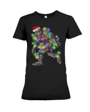 Bigfoot Santa Christmas Premium Fit Ladies Tee thumbnail