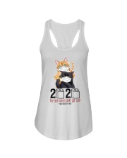 Cat 2020 The Year When Shit Got Real Ladies Flowy Tank thumbnail