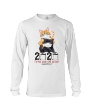Cat 2020 The Year When Shit Got Real Long Sleeve Tee thumbnail