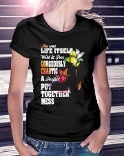 She was life itself wild and gorgeously Ladies T-Shirt lifestyle-women-crewneck-front-7