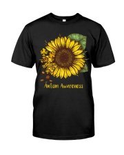 Sunflower autism awareness Classic T-Shirt thumbnail
