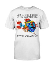 Joy to the fishes in the deep blue sea joy to you Premium Fit Mens Tee thumbnail