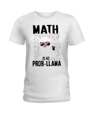 Math is no prob-llama Ladies T-Shirt thumbnail