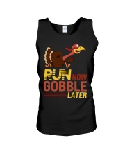 Run now gobble later Unisex Tank thumbnail