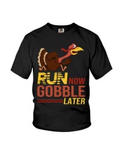 Run now gobble later Youth T-Shirt thumbnail
