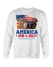 Dachshund america 4th of july independence day Crewneck Sweatshirt thumbnail