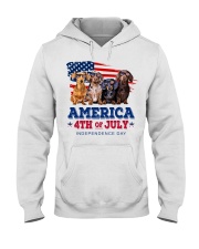 Dachshund america 4th of july independence day Hooded Sweatshirt thumbnail