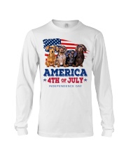 Dachshund america 4th of july independence day Long Sleeve Tee thumbnail